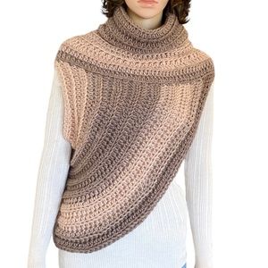 Katniss Everdeen Inspired Huntress Asymmetric Cross Body Archer Cowl Vest M/L